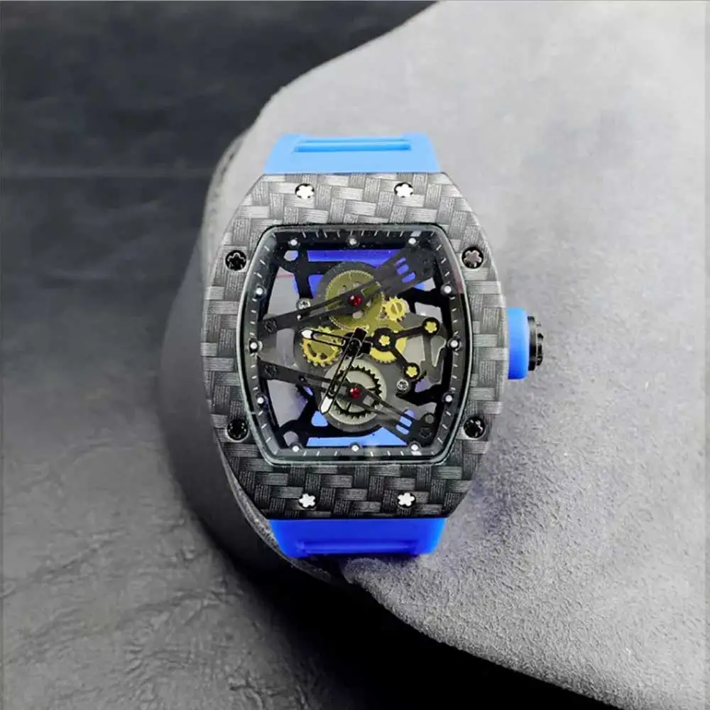 New unique transparent hollow dial design Rm Watch casual sports men's watch dust-proof ladies watch silicone strap quartz watch
New unique transparent hollow dial design Rm Watch casual sports men's watch dust-proof ladies watch silicone strap quartz watch