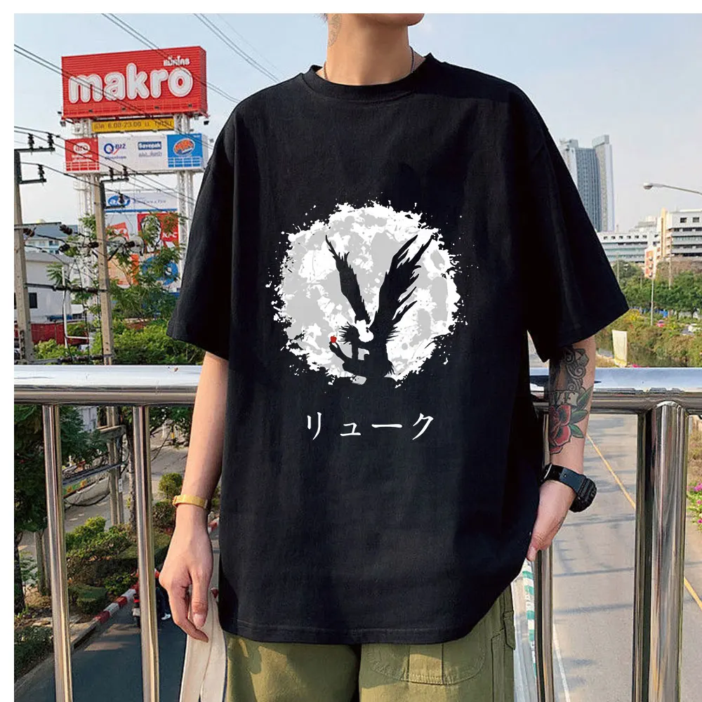 Anime Death Note Classic Harajuku Unique Loose Short-sleeved T-shirt Men's Round Neck Hip Hop Tops Oversized
Anime Death Note Classic Harajuku Unique Loose Short-sleeved T-shirt Men's Round Neck Hip Hop Tops Oversized