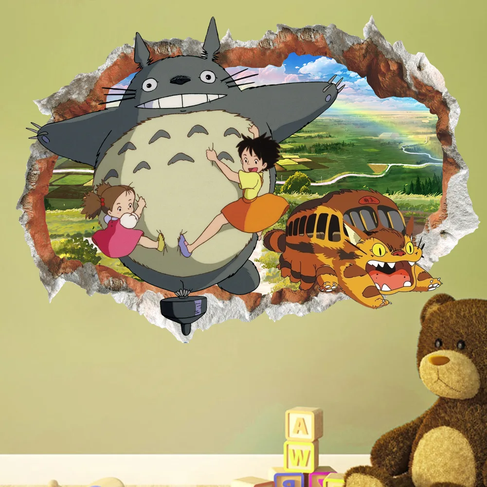 Anime MY NEIGHBOUR TOTORO Removable Wall Stickers Kawaii Mei 3D Decals Nursery Home Decor Girls Bedroom Living Room Art Mural
Anime MY NEIGHBOUR TOTORO Removable Wall Stickers Kawaii Mei 3D Decals Nursery Home Decor Girls Bedroom Living Room Art Mural