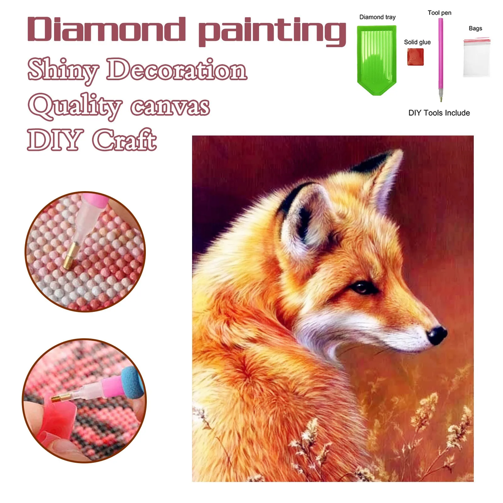 5d Diy Diamond Painting Animal Fox Embroidery Paintings Rhinestone Pasted Cross Stitch Rhinestone Picture Set Home Decor Sale D4
5d Diy Diamond Painting Animal Fox Embroidery Paintings Rhinestone Pasted Cross Stitch Rhinestone Picture Set Home Decor Sale D4