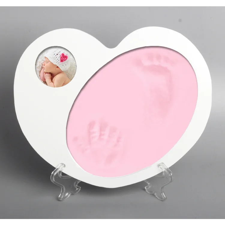 Warm Happy Souvenir Handprint Mud Heart Shape Pink Photo Record Creative Birthday Gift Kids Growth Memorial DIY Frame
Warm Happy Souvenir Handprint Mud Heart Shape Pink Photo Record Creative Birthday Gift Kids Growth Memorial DIY Frame