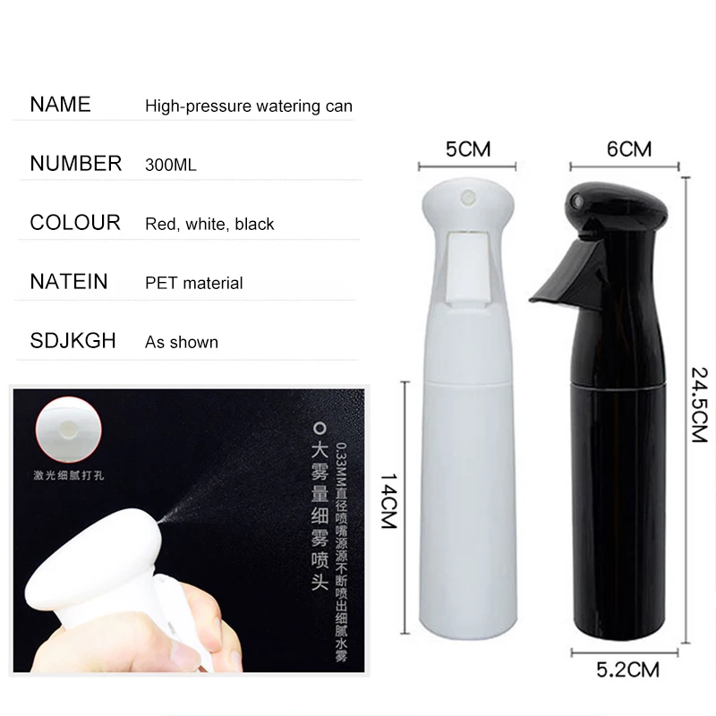 New Brand Hairdressing Spray Bottle Hair Salon Hair Sprayer High Quality Spray Pressure Water Continuous Spray Bottle Hair Tool
New Brand Hairdressing Spray Bottle Hair Salon Hair Sprayer High Quality Spray Pressure Water Continuous Spray Bottle Hair Tool
