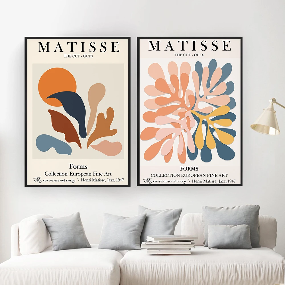 Matisse Floral Sun Poster Abstract Line Face Painting Coral Leaves Silhouettes Posters and Prints Modern Living Room Decoration
Matisse Floral Sun Poster Abstract Line Face Painting Coral Leaves Silhouettes Posters and Prints Modern Living Room Decoration