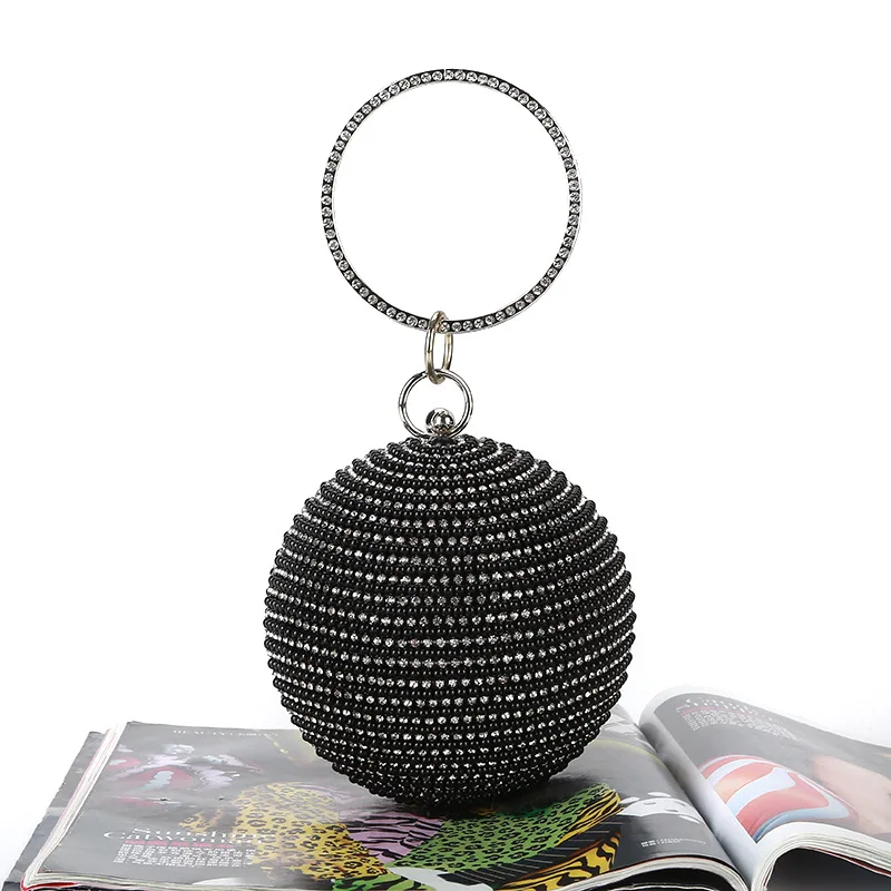 Diamond-encrusted PU Pearl Women Hand-made Wrist Handbag Ladies Shoulder Bag Female Package Round Pouch Bolso Bolsa For Girls
Diamond-encrusted PU Pearl Women Hand-made Wrist Handbag Ladies Shoulder Bag Female Package Round Pouch Bolso Bolsa For Girls