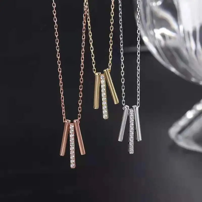 925 Sterling Silver Tassel Zircon Geometric Charm Pendants Necklaces For Women Girls Birthday Jewelry Choker 2021 Trendy dz062
925 Sterling Silver Tassel Zircon Geometric Charm Pendants Necklaces For Women Girls Birthday Jewelry Choker 2021 Trendy dz062