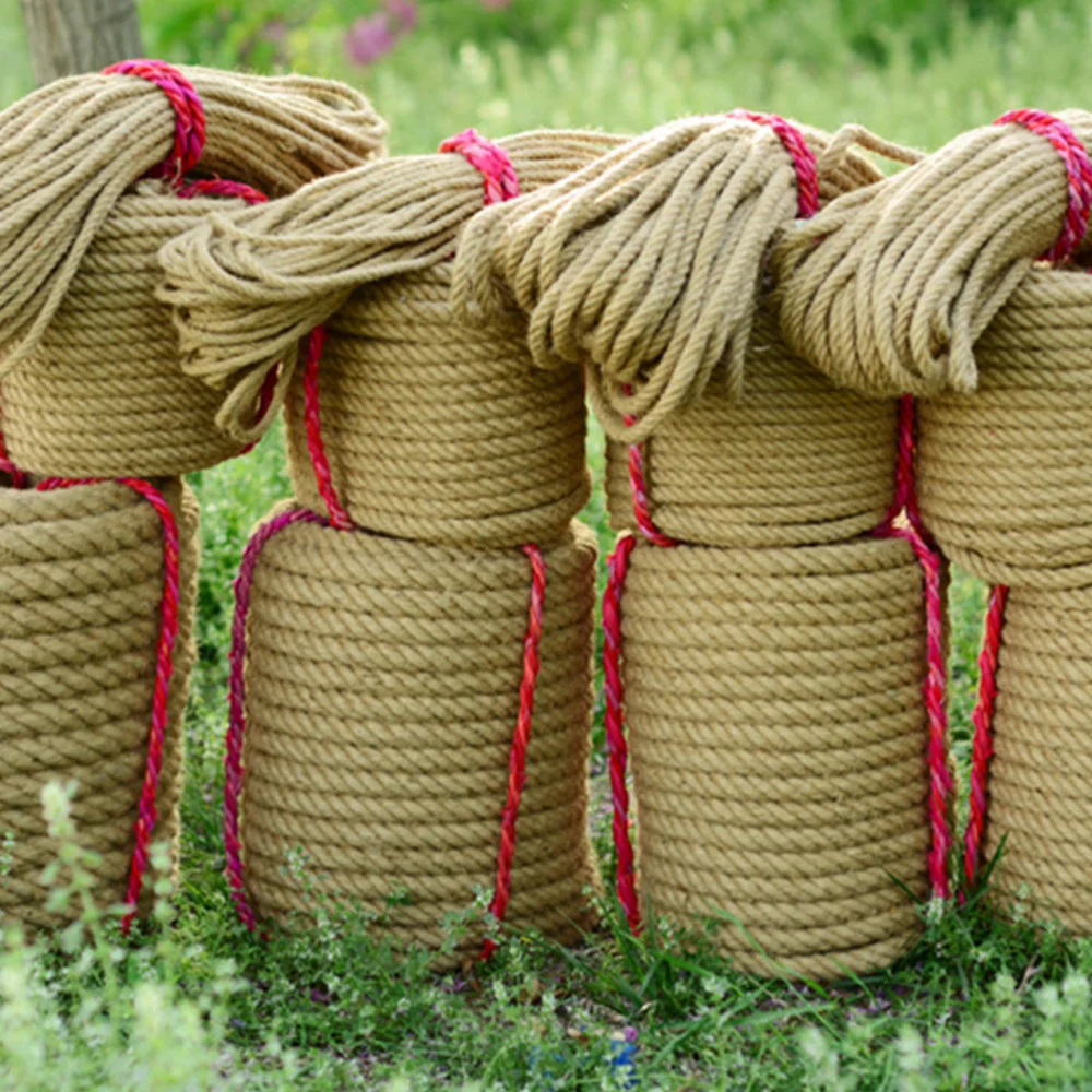 30M Diameter 6mm Hemp Rope Natural Thick Jute Hemp Rope Strong String Craft Twine for DIY Arts Crafts Christmas Gift Packing Flo
30M Diameter 6mm Hemp Rope Natural Thick Jute Hemp Rope Strong String Craft Twine for DIY Arts Crafts Christmas Gift Packing Flo