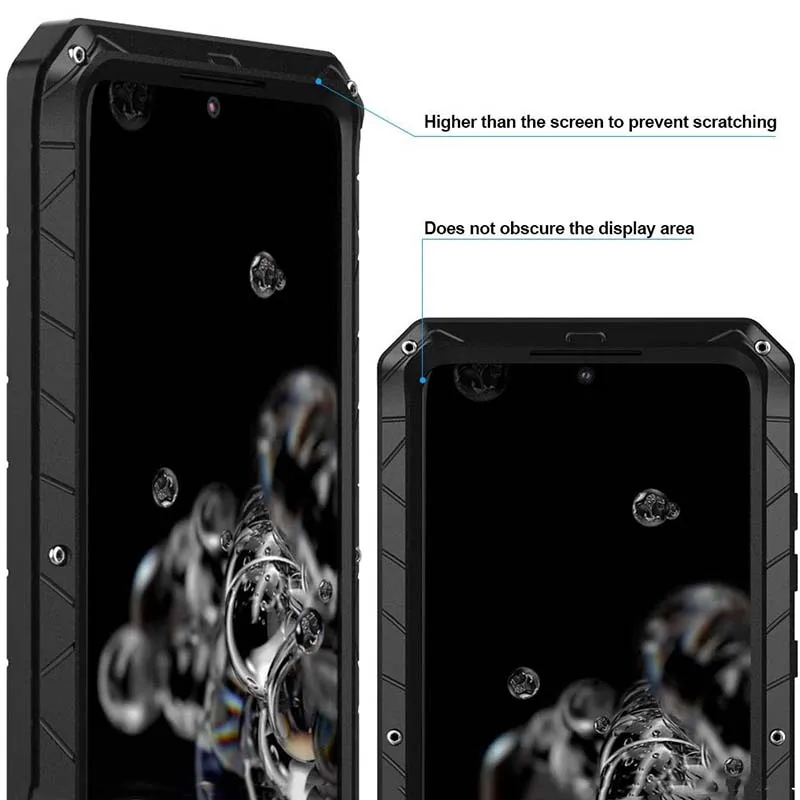 Case for Samsung Galaxy S20 Ultra Armor Aluminum Alloy Metal Cover Silicone Bumper Military Shockproof Heavy Duty Cases
Case for Samsung Galaxy S20 Ultra Armor Aluminum Alloy Metal Cover Silicone Bumper Military Shockproof Heavy Duty Cases