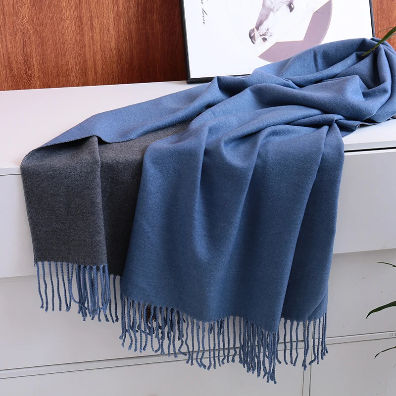 2020 designer double-sided cashmere shawl autumn and winter scarf ladies fashion warm cashmere scarf wrapped turban wool hijab 
2020 designer double-sided cashmere shawl autumn and winter scarf ladies fashion warm cashmere scarf wrapped turban wool hijab