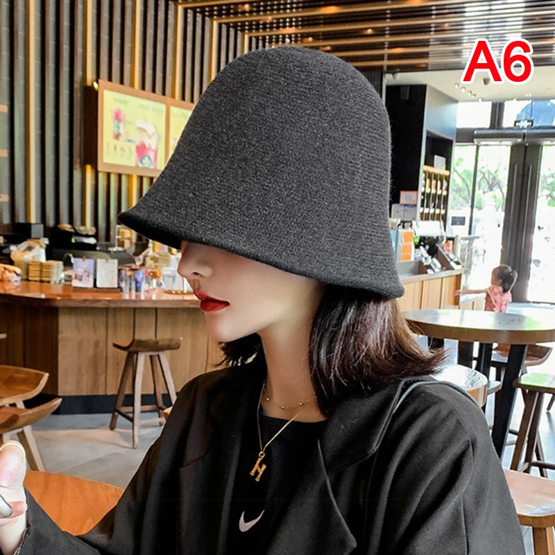 1pc Solid Color Wool Bucket Hat Women's Fisherman Vintage Knitting Baasin Cap
1pc Solid Color Wool Bucket Hat Women's Fisherman Vintage Knitting Baasin Cap