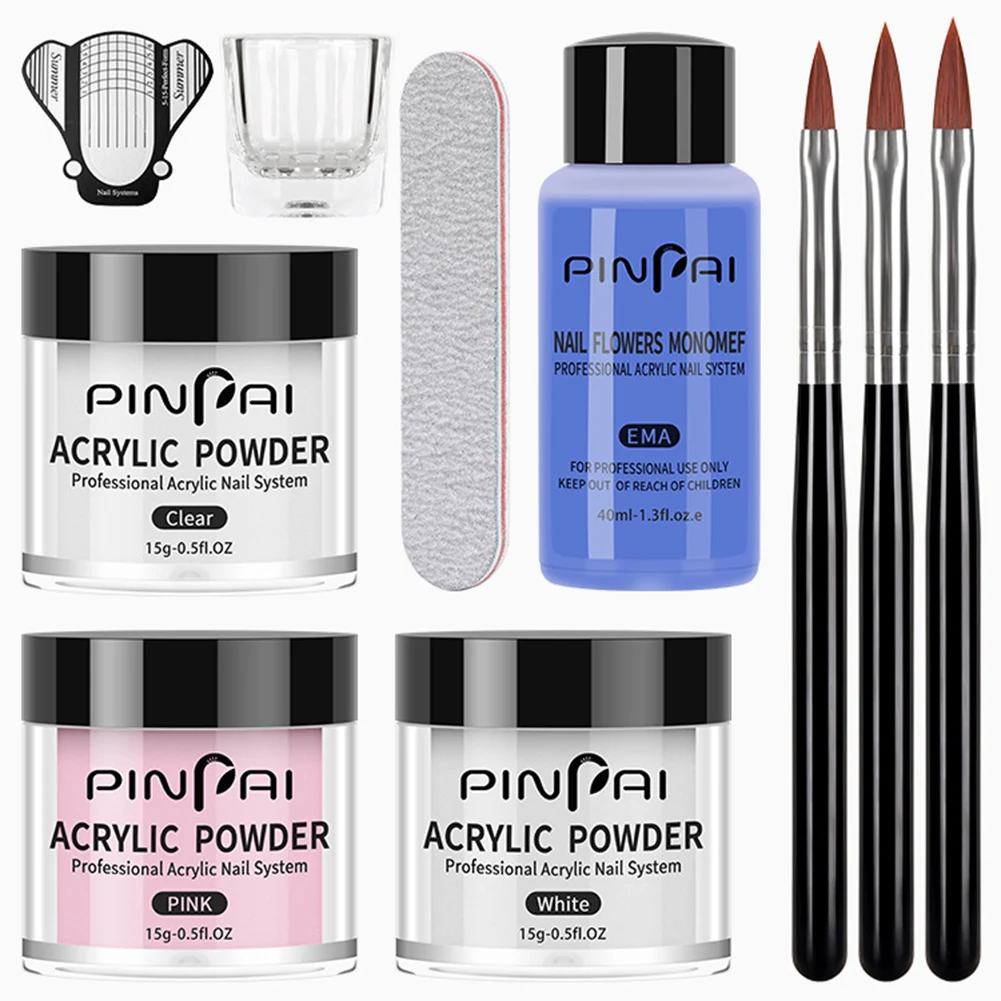 New Gel Nail Polish Set Nail Kit Acrylic Powder and Liquid Set with Nail Brush Nails Art Decoration Extension Manicure Tools
New Gel Nail Polish Set Nail Kit Acrylic Powder and Liquid Set with Nail Brush Nails Art Decoration Extension Manicure Tools