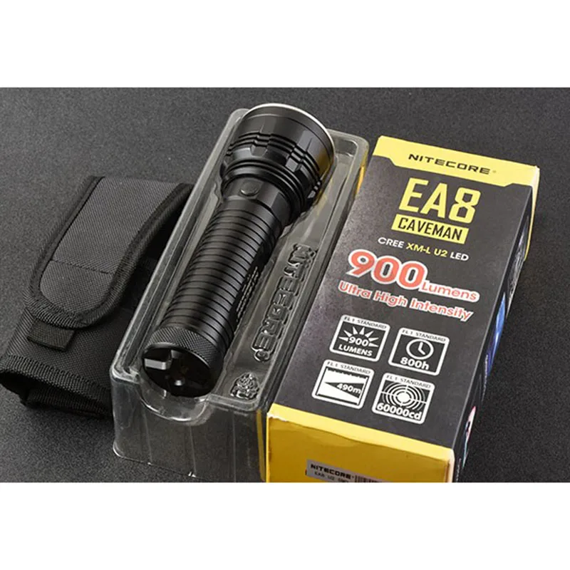 NITECORE EA8 E900 люмен CREE U2 светодиодный 8xaa фонарик походный лагерь Рыбалка светодиодный ные лампы поисково-спасательный 
NITECORE EA8 E900 люмен CREE U2 светодиодный 8xaa фонарик походный лагерь Рыбалка светодиодный ные лампы поисково-спасательный