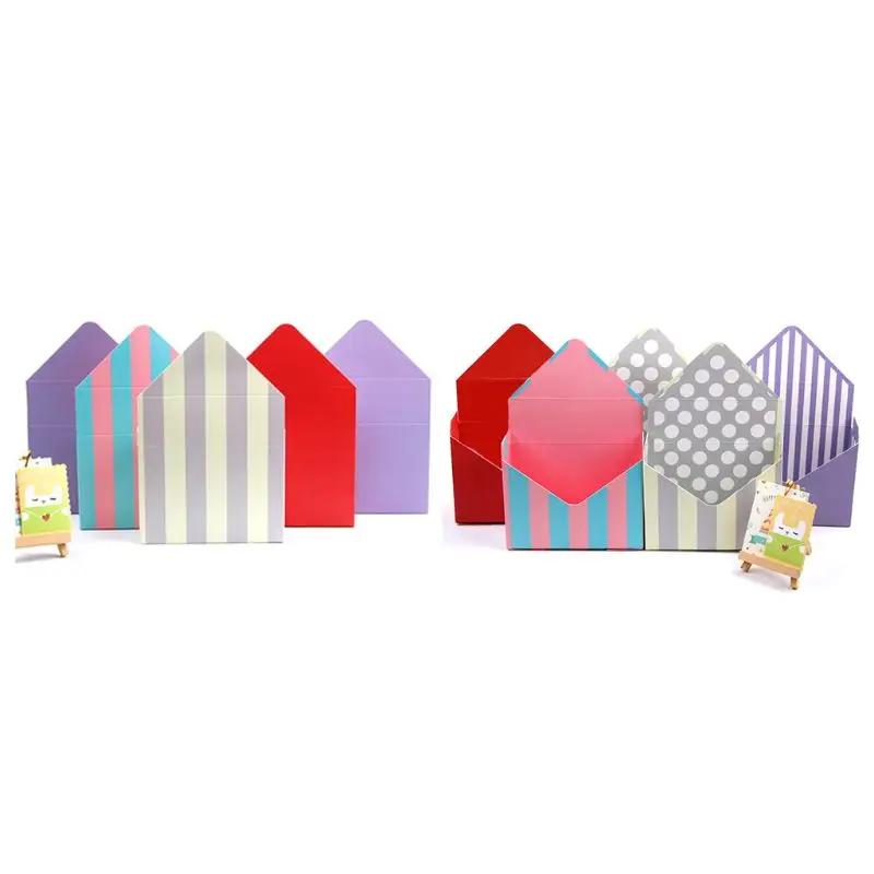 Creative Envelope Fold Flower Storage Box Wedding Engagement Party Decor Polka Dot Stripes Printed Paperboard Packaging Wrapping
Creative Envelope Fold Flower Storage Box Wedding Engagement Party Decor Polka Dot Stripes Printed Paperboard Packaging Wrapping