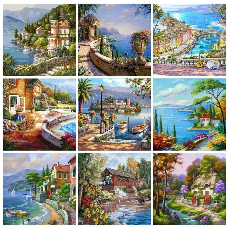 PhotoCustom Oil Paint By Numbers Kits Scenery 60x75cm Painting By Numbers On Canvas Frameless Handpaint DIY Draw Nmuber Gift
PhotoCustom Oil Paint By Numbers Kits Scenery 60x75cm Painting By Numbers On Canvas Frameless Handpaint DIY Draw Nmuber Gift