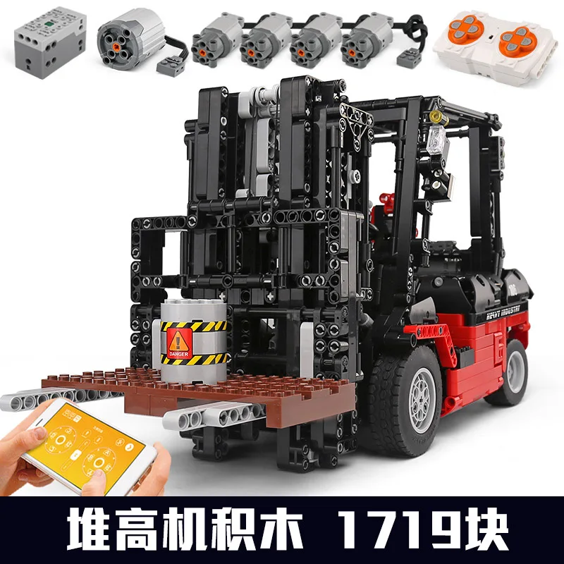 MOULD KING 13106 RC Bricks Building Blocks City Tech RC Forklift Engineering Vehicles Truck Bricks Toys For Children Boy 
MOULD KING 13106 RC Bricks Building Blocks City Tech RC Forklift Engineering Vehicles Truck Bricks Toys For Children Boy
