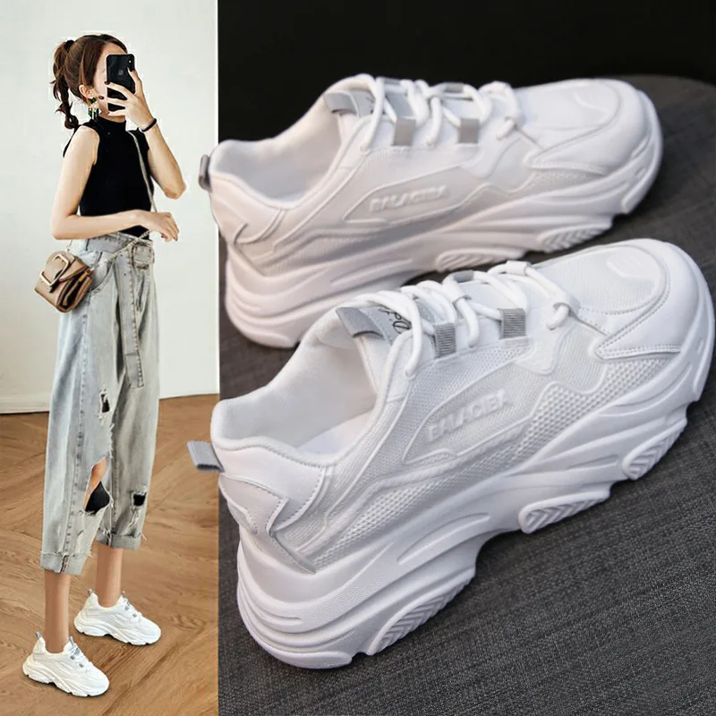Zapatos De Mujer Women's Fashion Shoes 2021 Spring Autumn Thin Net Shoes Breathable All-match Women's Sports White Casual Shoes
Zapatos De Mujer Women's Fashion Shoes 2021 Spring Autumn Thin Net Shoes Breathable All-match Women's Sports White Casual Shoes