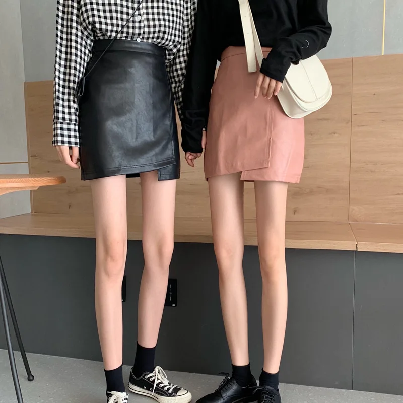 Короткая юбка из искусственной кожи для молодых женщин, новинка сезона осень-зима 2022, облегающая трапециевидная мини-юбка из искусственной ...
Короткая юбка из искусственной кожи для молодых женщин, новинка сезона осень-зима 2022, облегающая трапециевидная мини-юбка из искусственной ...