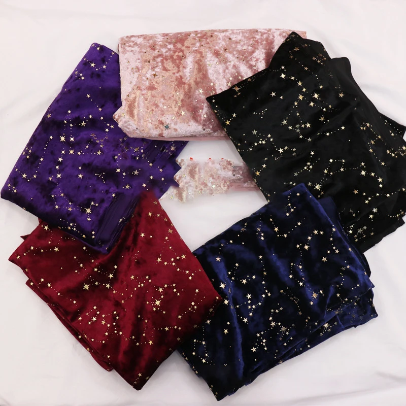 Velour Fabric Corduroy Tufting Cloth Epoxy Bronzing Diamond Velvet Korean Autumn and Winter Dress Star Meteor Shower Needlework
Velour Fabric Corduroy Tufting Cloth Epoxy Bronzing Diamond Velvet Korean Autumn and Winter Dress Star Meteor Shower Needlework