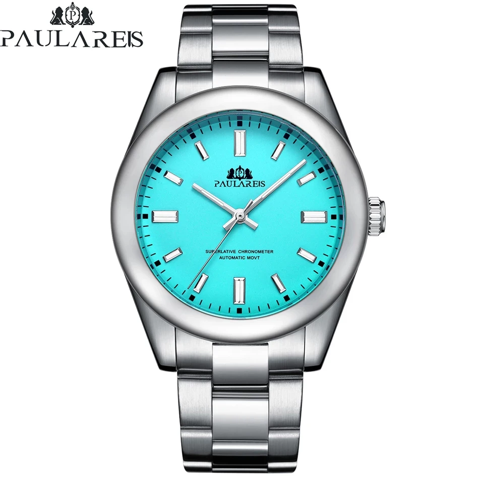 PAULAREIS Brand Waterproof New Men Business Mechanical Wristwatch Stainless Steel Man Luminous Sport Watches Automatic Watch men
PAULAREIS Brand Waterproof New Men Business Mechanical Wristwatch Stainless Steel Man Luminous Sport Watches Automatic Watch men