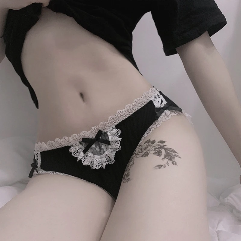 Japanese Girl Kawaii Lace Panties Modal Comfortable Inner Cotton Shorts for Female Erotic Lingerie Woman Sexy Underwear Lolita
Japanese Girl Kawaii Lace Panties Modal Comfortable Inner Cotton Shorts for Female Erotic Lingerie Woman Sexy Underwear Lolita