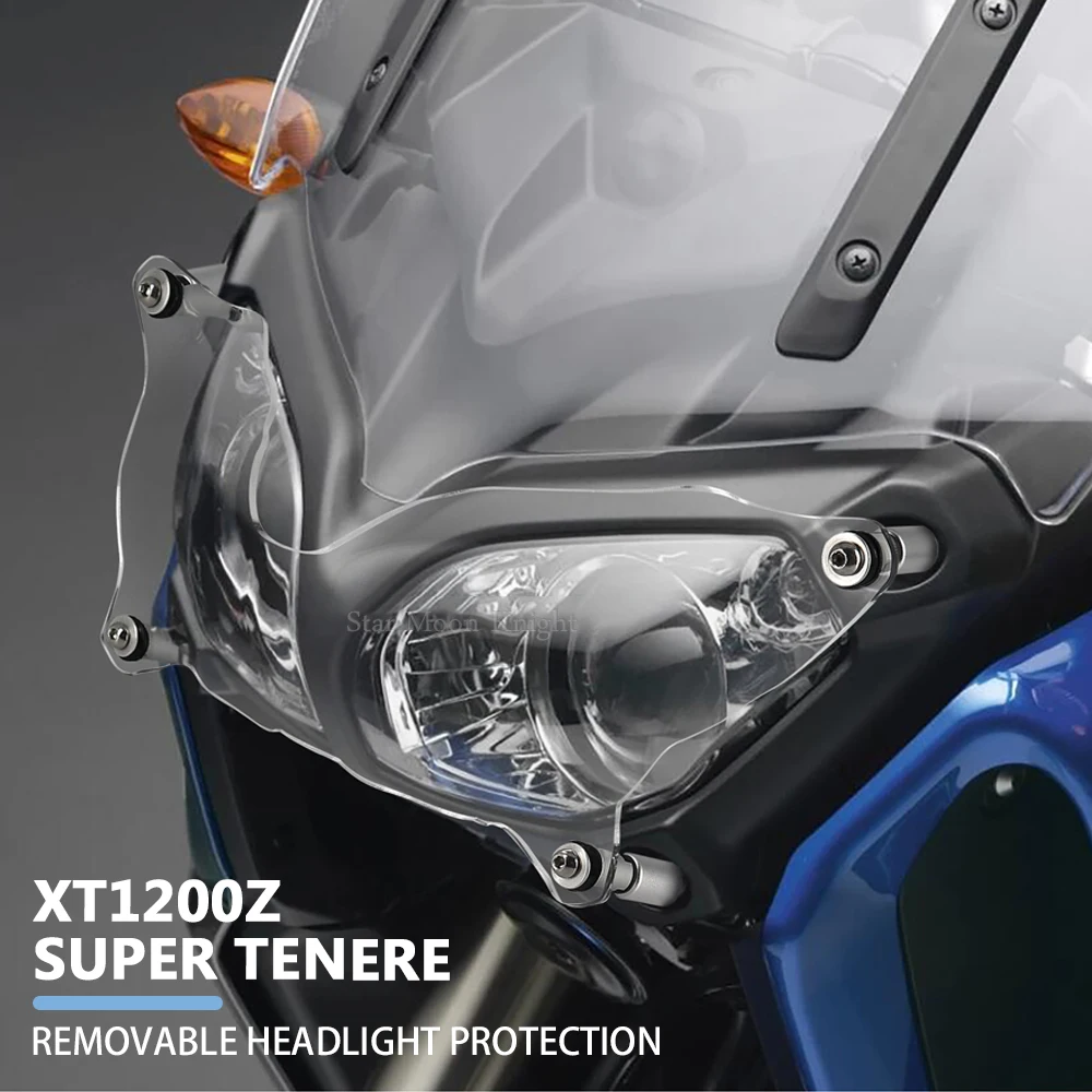 Motorcycle Accessories Acrylic Headlight Protector Light Cover Protective Guard For YAMAHA XT 1200 Z XT1200Z Super Tenere 2010 -
Motorcycle Accessories Acrylic Headlight Protector Light Cover Protective Guard For YAMAHA XT 1200 Z XT1200Z Super Tenere 2010 -