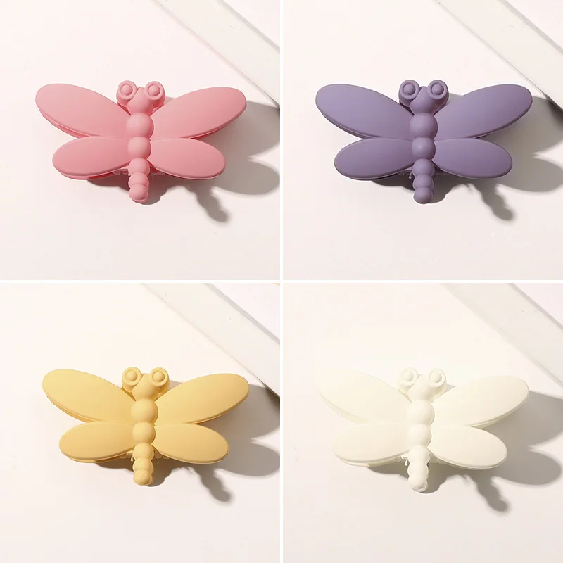 New Dragonfly Hair Claw Candy Color Hair Clip Kawaii Girl Cartoon Hairpin Korean New Ins Lovely Sweet Hair Accessories for Women 
New Dragonfly Hair Claw Candy Color Hair Clip Kawaii Girl Cartoon Hairpin Korean New Ins Lovely Sweet Hair Accessories for Women