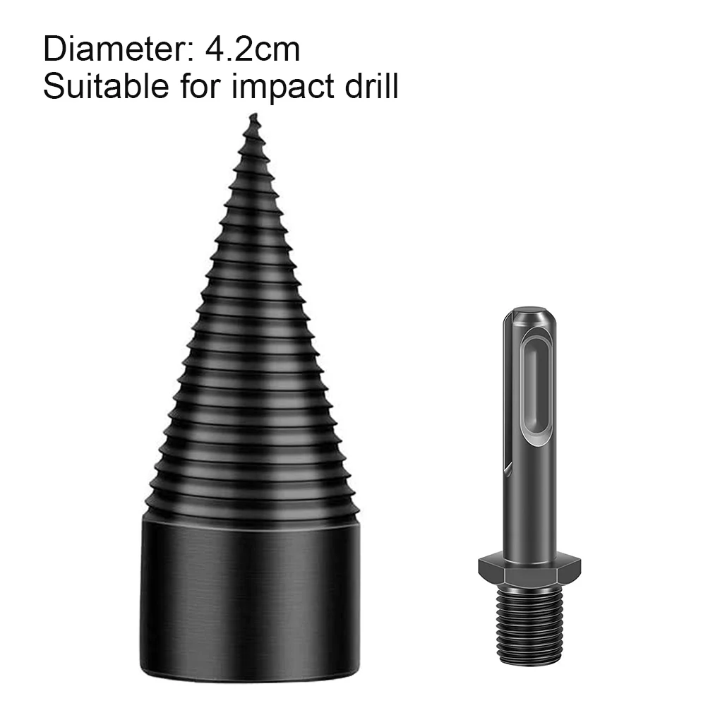 Firewood Splitter Drill Bit Carbon Steel Wood Splitter Non-slip Log Driver, Square, 42mm, for Electric Hammer Woodworking Tool
Firewood Splitter Drill Bit Carbon Steel Wood Splitter Non-slip Log Driver, Square, 42mm, for Electric Hammer Woodworking Tool
