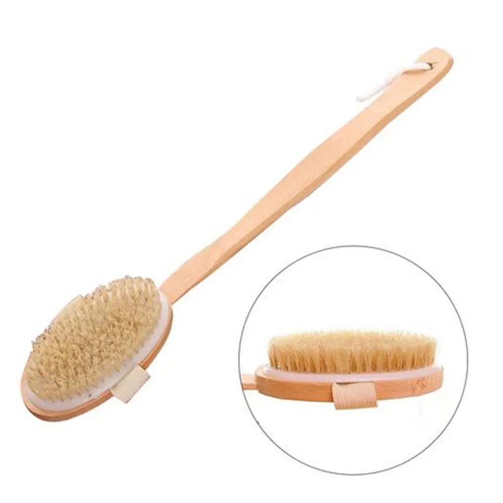 2 Pieces Long Handle Shower Brush Back Scrubbing Exfoliating Wooden Body Massage Bath Brush Bathing Tool
2 Pieces Long Handle Shower Brush Back Scrubbing Exfoliating Wooden Body Massage Bath Brush Bathing Tool