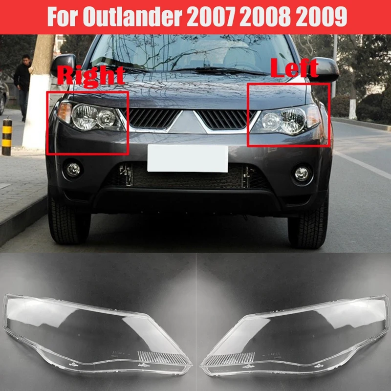 for Mitsubishi Outlander 2007 2008 2009 Car Headlight Cover Clear Lens Headlamp Lampshade Shell
for Mitsubishi Outlander 2007 2008 2009 Car Headlight Cover Clear Lens Headlamp Lampshade Shell