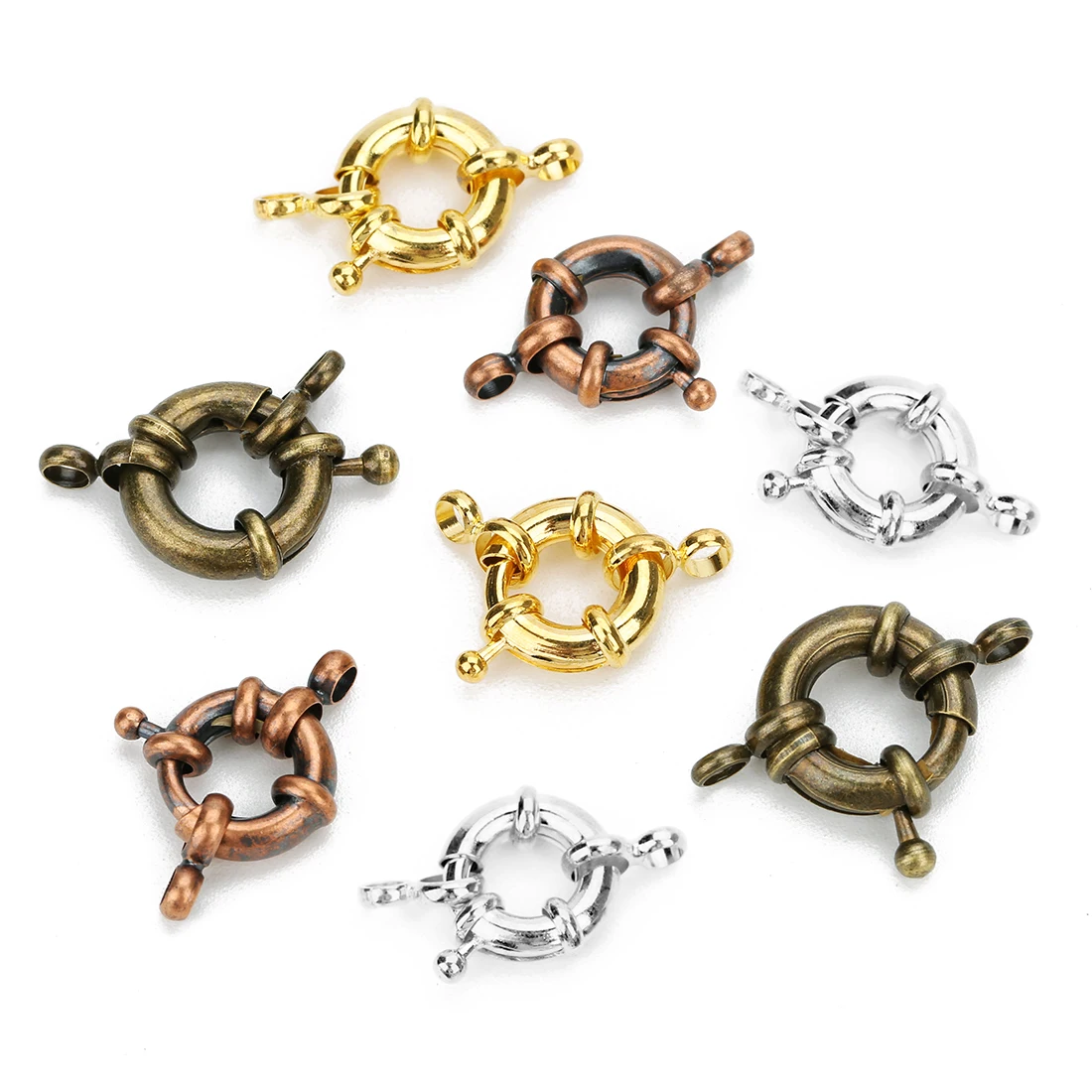 10pcs Sailor Clasps Connector Round Clavicle Necklace Clasp 9 11 13 15 17 19 21mm DIY Jewelry Making Accessories Free Shipping
10pcs Sailor Clasps Connector Round Clavicle Necklace Clasp 9 11 13 15 17 19 21mm DIY Jewelry Making Accessories Free Shipping