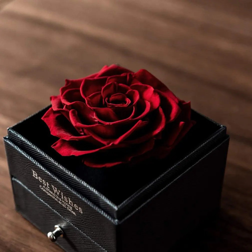 Rose Jewelry Box Acrylic Jewelry Packing Box Necklace Ring Eternal Flower Box Birthday Gift Box Red Rose Gift Box Valentines Day 
Rose Jewelry Box Acrylic Jewelry Packing Box Necklace Ring Eternal Flower Box Birthday Gift Box Red Rose Gift Box Valentines Day