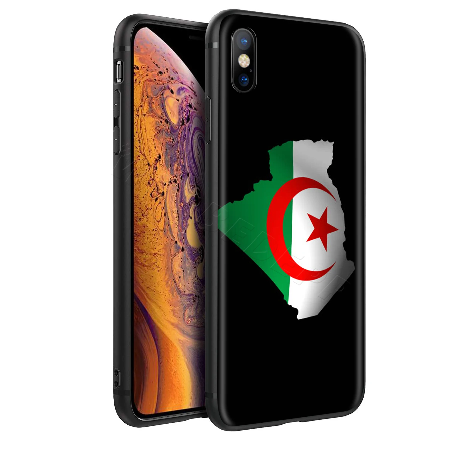 Webbedepp чехол с национальным флагом Алжира для Apple iPhone 12 Mini 11 Pro XS Max XR X 8 7 6 6S Plus 5 5S SE |