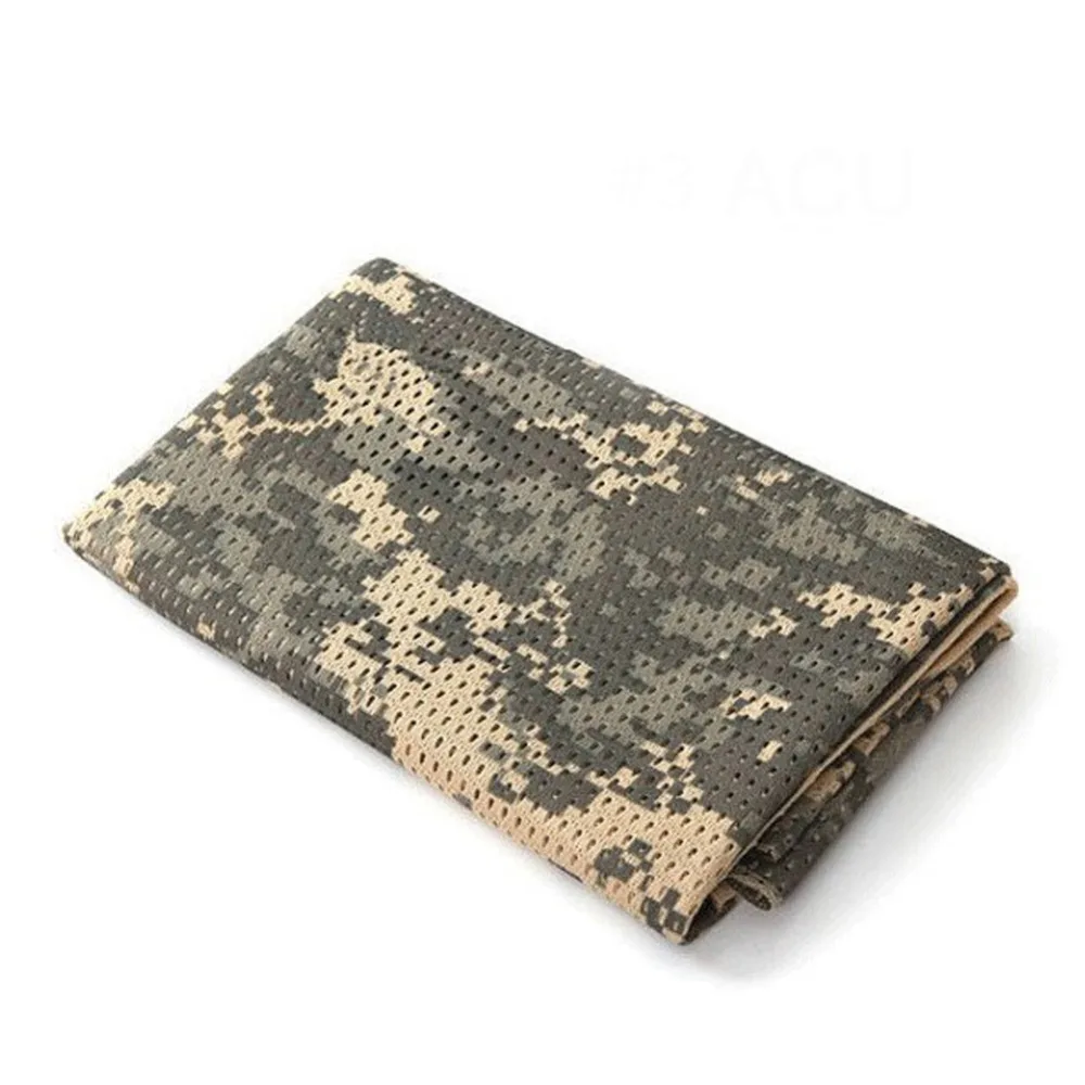 Bufanda de camuflaje tctica de malla de pesca Unisex, pauelo de Camping para deportes al aire libre, bandana para senderismo,
Bufanda de camuflaje tctica de malla de pesca Unisex, pauelo de Camping para deportes al aire libre, bandana para senderismo,