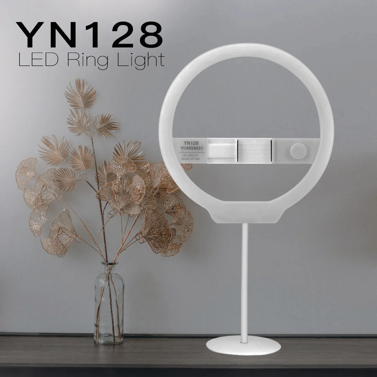 YONGNUO YN128 Ring Light Ringlight Led Self Ring Light for DSLR For for iPhone Samsung Canon Nikon Camera Led Video Light
YONGNUO YN128 Ring Light Ringlight Led Self Ring Light for DSLR For for iPhone Samsung Canon Nikon Camera Led Video Light