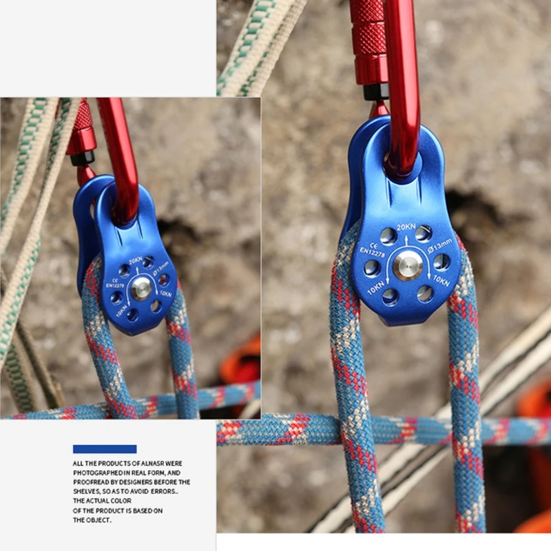 Outdoor Rock Climbing Fixed Rope Pulley Easier for Hauling Big Load for Mountaineering Exploratory Hole Expansion
Outdoor Rock Climbing Fixed Rope Pulley Easier for Hauling Big Load for Mountaineering Exploratory Hole Expansion