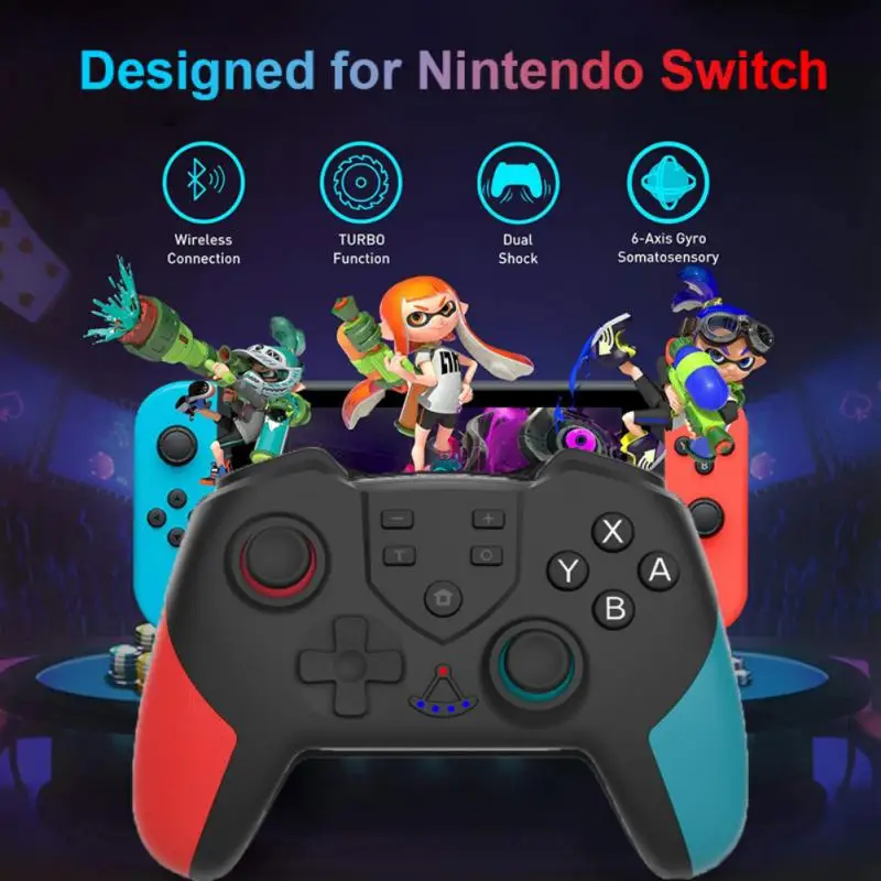 Bluetooth Gamepad For N-Switch NS Switch Pro Controller Switch Remote Gamepad Wireless Joystick with NFC 6-Axis Vibration Type-c
Bluetooth Gamepad For N-Switch NS Switch Pro Controller Switch Remote Gamepad Wireless Joystick with NFC 6-Axis Vibration Type-c