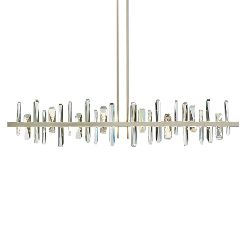 Light luxury post modern crystal restaurant led chandelier simple luxury villa decoration Nordic modern bar chandelier lighting
Light luxury post modern crystal restaurant led chandelier simple luxury villa decoration Nordic modern bar chandelier lighting