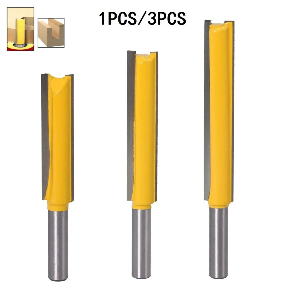 1 Pcs Router Bit W/ 8mm Shank Single Double Flute Straight Bit Milling Cutter For Woodworking Carving Tools
1 Pcs Router Bit W/ 8mm Shank Single Double Flute Straight Bit Milling Cutter For Woodworking Carving Tools