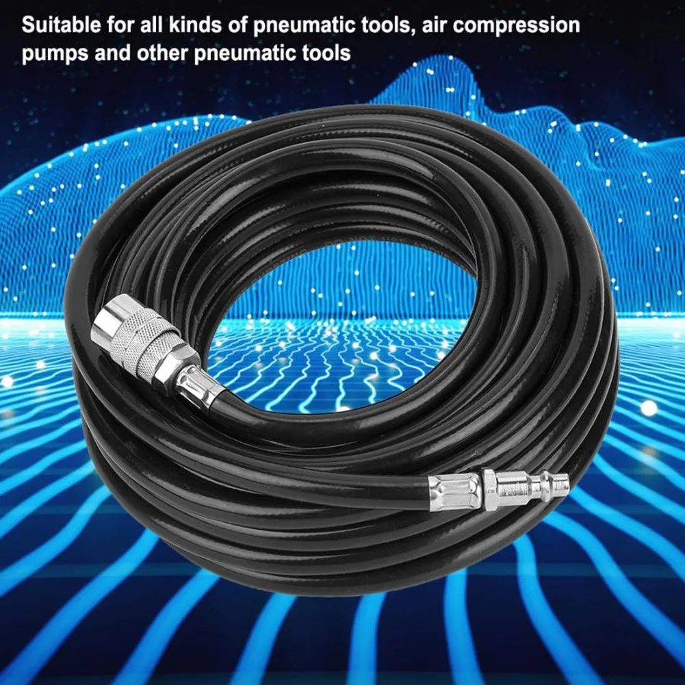 7.5 Meters PVC Pneumatic Air Compressor Hose Accessory Kit With American Connect
7.5 Meters PVC Pneumatic Air Compressor Hose Accessory Kit With American Connect
