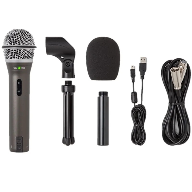 100% Original Samson Q2U Handheld Dynamic USB Microphone with XLR and USB I/O High Quality
100% Original Samson Q2U Handheld Dynamic USB Microphone with XLR and USB I/O High Quality