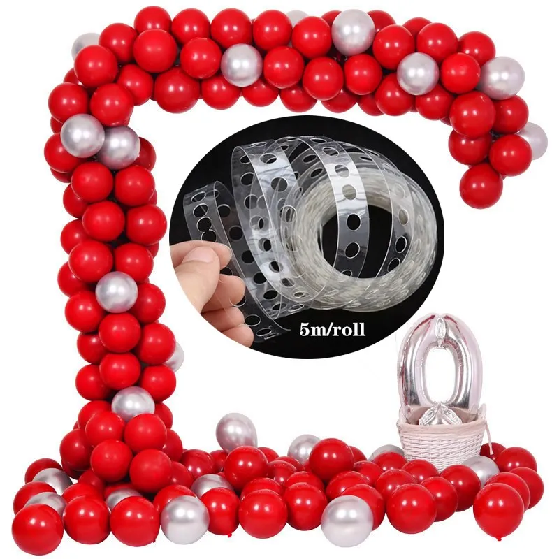 5M Balloons Accessories Balloon Chain PVC Rubber Wedding Birthday Party Decorations Kids Backdrop Decor Balloon Chain Arch Clips
5M Balloons Accessories Balloon Chain PVC Rubber Wedding Birthday Party Decorations Kids Backdrop Decor Balloon Chain Arch Clips