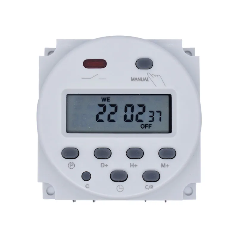 CN101A Timer Switch AC/DC 12V 24V 110V 120V 220V 230V 240V Digital LCD Power Week Mini Programmable Time Switch Relay 8A to 16A
CN101A Timer Switch AC/DC 12V 24V 110V 120V 220V 230V 240V Digital LCD Power Week Mini Programmable Time Switch Relay 8A to 16A
