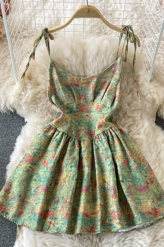 Girls Sexy Super Short Floral Suspender Dress Women's Summer 2021 New Strap Camisole Waist Down Puffy Dresses 
Girls Sexy Super Short Floral Suspender Dress Women's Summer 2021 New Strap Camisole Waist Down Puffy Dresses