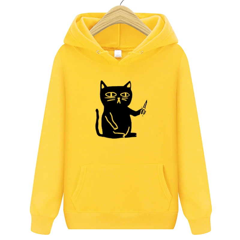 CHAIYAO Pet Cat Fashion Hoodie Animal Black And White Print Men's Jogging Hoodie Women Spring And Autumn Casual Hooded Sport Top
CHAIYAO Pet Cat Fashion Hoodie Animal Black And White Print Men's Jogging Hoodie Women Spring And Autumn Casual Hooded Sport Top