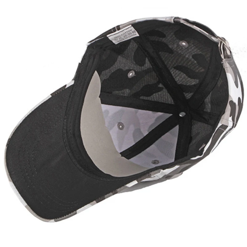 HT2756 Men Women Baseball Cap Spring Summer Camouflage Baseball Hat Breathable 6 Panel Snapback Cap Adjustable Cap for Men Women
HT2756 Men Women Baseball Cap Spring Summer Camouflage Baseball Hat Breathable 6 Panel Snapback Cap Adjustable Cap for Men Women