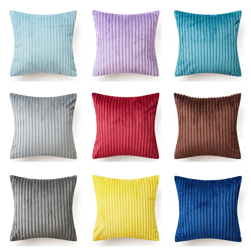 Plush Pillow Cover 45x45cm 50x50cm Soft Striped Cushion Cover Home Decor Pillow Cases Decorative Pillows Cover for Bed
Plush Pillow Cover 45x45cm 50x50cm Soft Striped Cushion Cover Home Decor Pillow Cases Decorative Pillows Cover for Bed