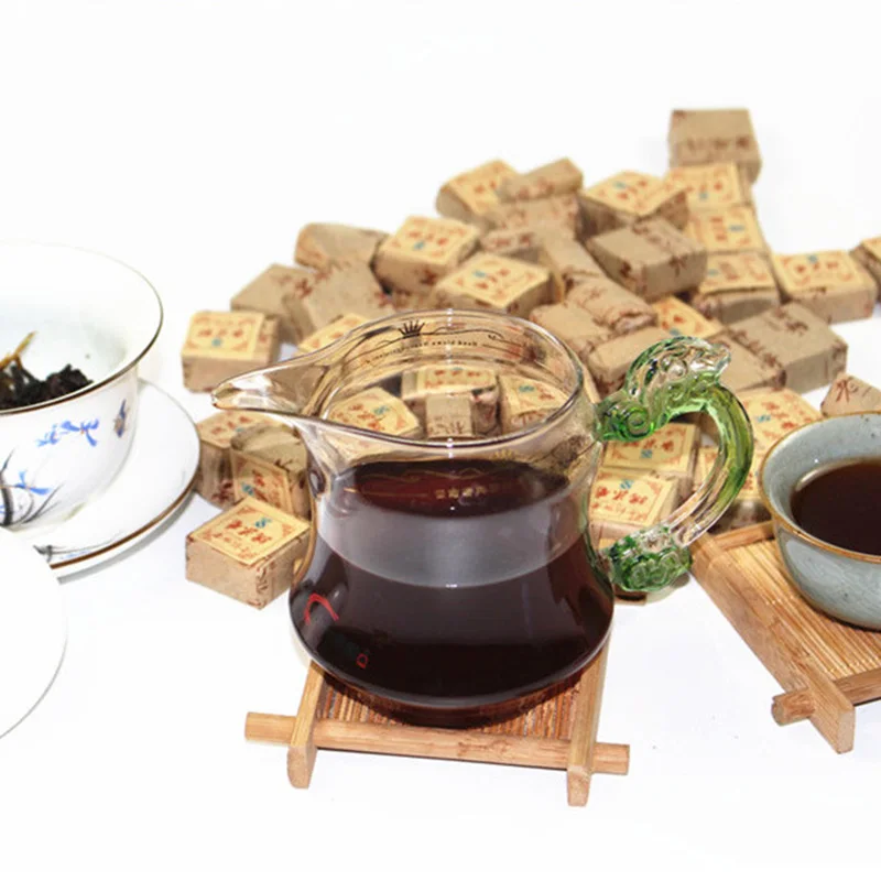 2016 Menghai спелый Пуэр китайский чай с ароматом клейкого риса мини туоча всего 500 г |