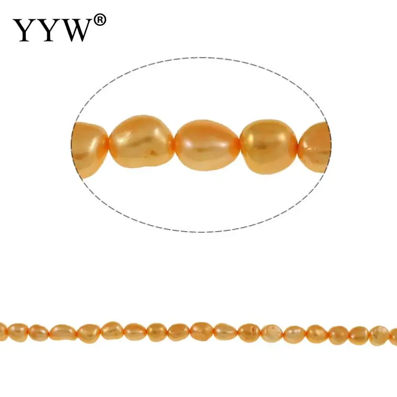 Cultured Baroque Freshwater Pearl Beads Orange 7-8mm 0.8mm 14.5 Inch For Jewelry Making DIY Necklace Bracelet Accessories
Cultured Baroque Freshwater Pearl Beads Orange 7-8mm 0.8mm 14.5 Inch For Jewelry Making DIY Necklace Bracelet Accessories