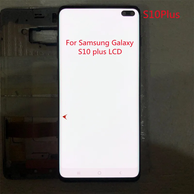 Original Super AMOLED Display Touch screen For Samsung Galaxy S10+ G975F G9750 S10PLUS G975U LCD Display With a black dot
Original Super AMOLED Display Touch screen For Samsung Galaxy S10+ G975F G9750 S10PLUS G975U LCD Display With a black dot