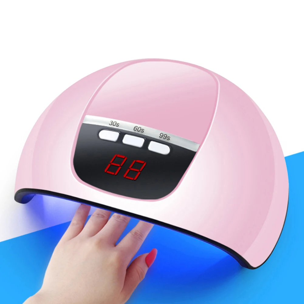 UV Nail Lamp Gel LED Light Polish Dryer Manicure Machine 54W Curing Auto Sensor 3 Timer Setting Fast Drying Pink
UV Nail Lamp Gel LED Light Polish Dryer Manicure Machine 54W Curing Auto Sensor 3 Timer Setting Fast Drying Pink