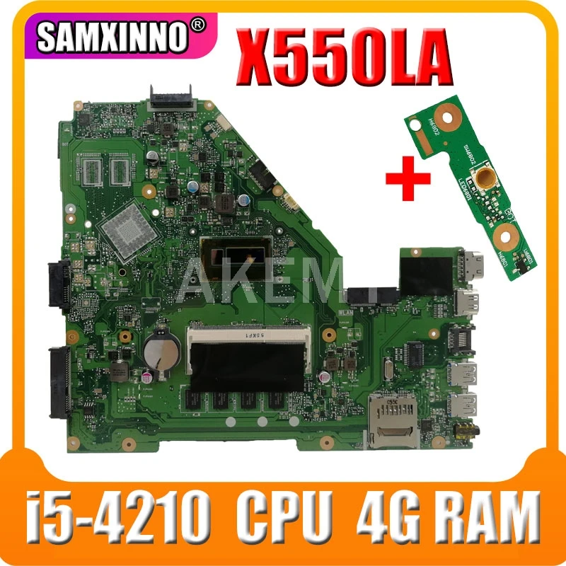 X550LA материнская плата i5-4210-REV: 2,0 для For Asus A550L A550LN R510L X550LD материнская плата для ноутбука X550LA материнская плата X550LA материнская плата
X550LA материнская плата i5-4210-REV: 2,0 для For Asus A550L A550LN R510L X550LD материнская плата для ноутбука X550LA материнская плата X550LA материнская плата